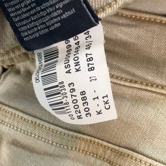 34 Heritage - Charisma Relaxed Straight Pants In Khaki Twill Size 46x34 - Picture 13 of 16